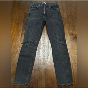 Agolde skinny jeans size 27 button closure